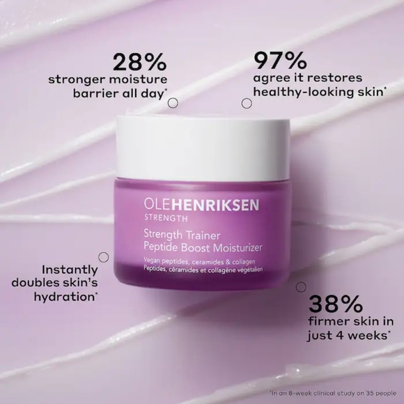 ASK 50% OFF!✅ OLEHENRIKSEN Skin Barrier Strengthening Moisturizer Peptides NIB - Picture 4 of 5